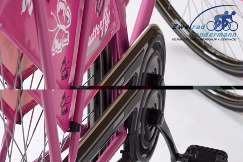 Verziertes Fahrrad